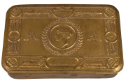 Rare Complete Brass WWI Princess Mary Box, 1918