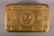 View 3: Rare Complete Brass WWI Princess Mary Box, 1918